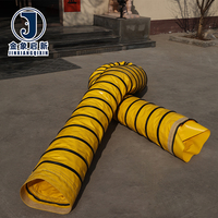 Tuyau de ventilation PCA flexible en PVC préconditionné de 350 mm pour usage extérieur, pour l'air des couloirs de pont terrestre d'aéroport