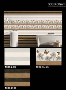 Azulejos modernos antideslizantes de cerámica para pared, 9mm de espesor, 300x450mm, tamaño excelente para uso en paredes interiores, baños para uso en centros comerciales - Product Image 4