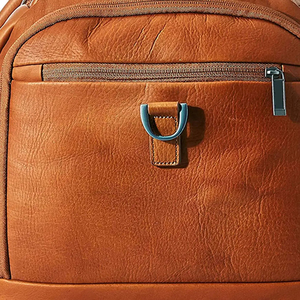 Leather Weekender <b>Duffel</b> <b>Bag</b> With Zipper Closure Brown Color Durable Travel Design - Product Image 5