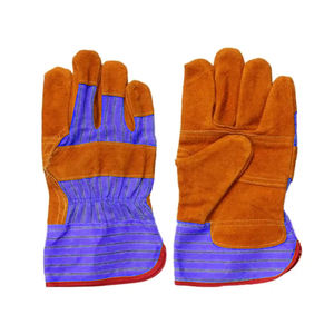 NEW Arrival Gants de travail standard en cuir de vache texture grain résistant à la déchirure respirant longueur personnalisable pour hommes femmes Bon - Product Image 5