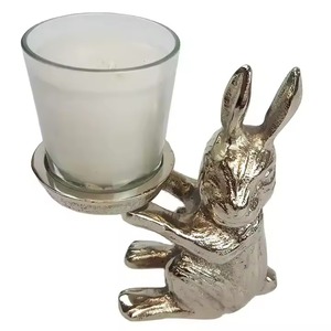 Bougeoir pilier rustique pour table de chevet de chambre Accent de maison et lueur chaude romantique - Product Image 4