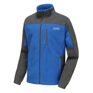 2025 chaqueta de lana Polar de lona informal ajustada para hombre, ligera primavera invierno, deportes, soporte corto, cierre de cremallera, bolsillo personalizado - Product Image 4