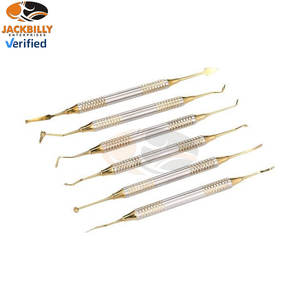 Ensemble de spatules de remplissage en résine composite dentaire Premium 6 pièces Instruments professionnels dentaires certifiés MOL manuels en acier inoxydable - Product Image 3