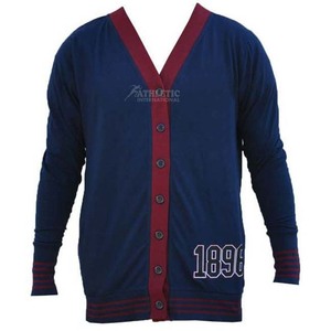 Pull Léger Cardigan Lettre Broderie Imprimé Avec Bouton Sororité et Fraternité Longs Chandails Vêtements De Sport Respirant - Product Image 5
