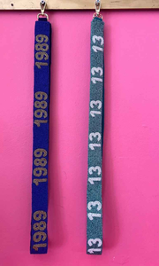 Sangle de sac à main de mode durable, couleurs et design personnalisés, disponible en multicolore géométrique perlée, sangle de broderie pour sacs de créateurs - Product Image 3