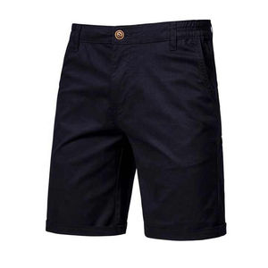 Short décontracté en coton personnalisé pour hommes Short à fermeture éclair pour hommes Short chino respirant pour hommes - Product Image 4