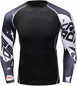 Chemise de compression à logo personnalisé pour BJJ OEM Rashguard MMA No-Gi Grappling Top sublimé et antibactérien - Product Image 2
