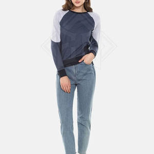 Sudaderas de mujer de manga larga con diseño personalizado, ropa de calle de moda, tejido de punto para invierno - Product Image 4