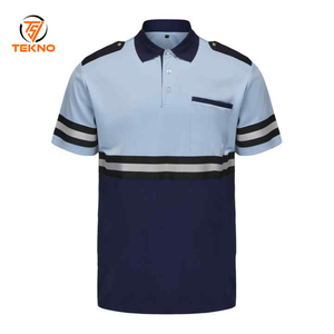 Polo réfléchissant à ajustement confortable à séchage rapide respirant coton polyester spandex sécurité vêtements de travail réfléchissants uniforme OEM - Product Image 1