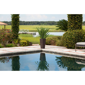 Alto <span class=keywords><strong>wicker</strong></span> Hộp trồng với Liners cao ngoài trời nhà máy trang trí nội thất Mocha màu Vườn Nhà - Product Image 3