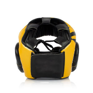 Protector de cabeza de boxeo Cuero Artes marciales mixtas Muay Thai Entrenamiento Boxeo profesional Protectores de cabeza Protector Hecho protectores de cabeza de entrenamiento - Product Image 4