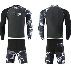 ODM OEM Men's Long Sleeve <b>BJJ</b> MMA Compression Shirt UV Protective <b>Rashguard</b> for Gym Workout Breathable Feature - Product Image 3