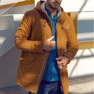 NISAR SONS INDUSTRY Parka de safari imperméable pour homme, doublée polaire, à capuche, zippée, veste d'hiver thermique chaude - Product Image 1