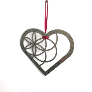 Heart Shaped Coaster <b>Trivet</b> Ornament Metal Pewter Metallic Suspension Three In One Decorative Metal <b>Trivet</b> - Product Image 6