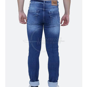 กางเกงยีนส์ซักกรดสำหรับผู้ชาย, กางเกงยีนส์ลำลองสำหรับฟิตเนสมีน้ำหนักเบามีกระเป๋าชุดเทรนนิ่ง - Product Image 3