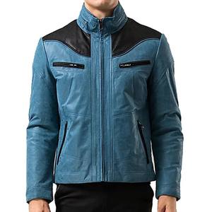 Chaqueta de Motociclista de Cuero PU Negra para Hombre, Diseño Nuevo con Cuello Alto 2026, Chaqueta de Motociclista con Cremallera Delantera y Hombros Acolchados - Product Image 5