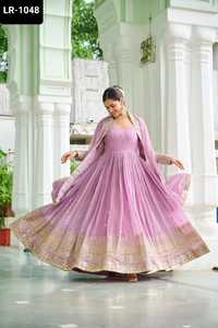 Nuevo diseñador de ropa de boda y Festival para mujeres, trabajo de bordado pesado, Anarkali, colecciones de vestidos listos para usar con traje de talla grande - Product Image 6