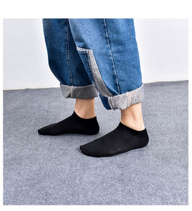 Chaussettes de sport unisexes noires, grises et blanches, hautes jusqu'au genou, pour l'hiver, pour hommes, personnalisées, pour la course à pied, le football, le yoga, épaisses - Product Image 6