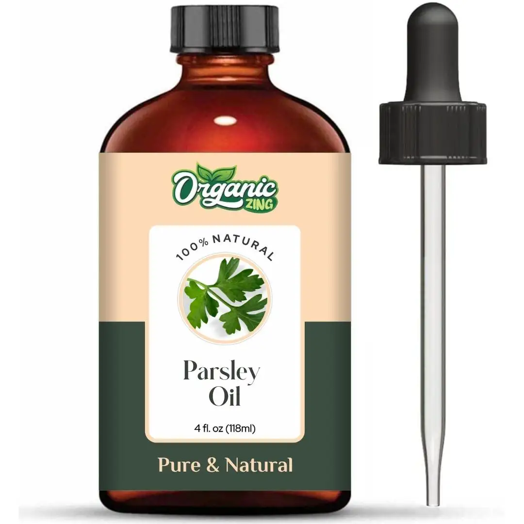 Aceite de perejil orgánico Zing 100% puro y natural precio más bajo embalaje personalizado disponible