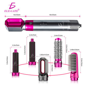 Cepillo Secador de Pelo Iónico 5 en 1 para Mujer, con Funciones de Alisado y Rizado - Product Image 4