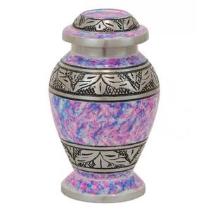 New Arrival Memorial Keepsake <b>Mini</b> Cremation <b>Urn</b> Decorated Metal Funeral <b>Urns</b> <b>for</b> Human <b>Ashes</b> Funeral Supplies <b>Urns</b> - Product Image 1