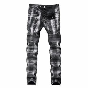 Jeans pour hommes, pantalons de haute qualité, style ample, nouveau style, jeans décontractés pour garçons, vente en gros - Product Image 2