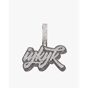Colgante de Nombre Personalizado en Oro de 14K con Moissanita Iykyk, Charm Personalizado Duradero y Elegante - Product Image 1