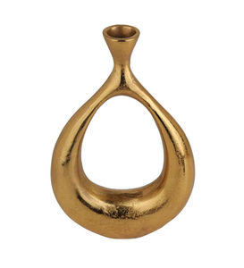 Florero de hierro costero más vendido, hecho a mano, chapado en oro Premium de aluminio, Decoración de mesa elegante para bodas, jarrones de Metal - Product Image 1