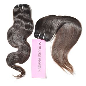 Machine double trame vague profonde vente en gros 100% faisceaux de cheveux humains bruts vietnamiens corps droit naturel noir trame cheveux humains - Product Image 3