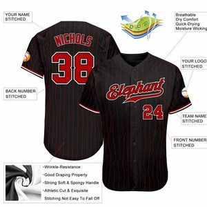 Baseball Jersey for Men Button Down Team Uniform Breathable Lightweight Athletic Tournament Sports Apparel - Product Image 3