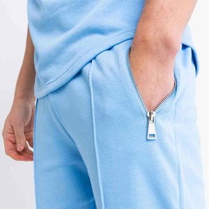 T-shirt décontracté à col boutonné avec ensemble de shorts pour hommes 2025 vente en gros polo à séchage rapide et short - Product Image 5