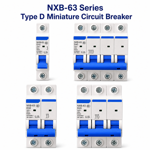 Disjoncteur miniature CHINT NXB-40 1P+N Courbe C D, protection contre les surcharges et les courts-circuits pour tableau de distribution domestique - Product Image 6