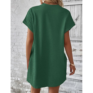 เดรสแขนกุดถักแบบ2024สำหรับผู้หญิง, ชุดเดรสยาวปานกลางแขนเสื้อซับในสไตล์เกาหลีสำหรับฤดูใบไม้ร่วง - Product Image 2