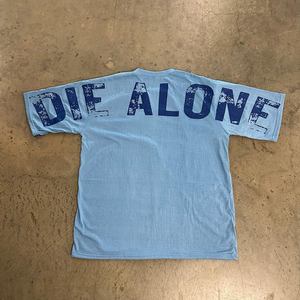 Camiseta de Manga Corta con Hombros Caídos, Estampado DTF Rojo, Tejido de Punto 100% Algodón, Diseño Gráfico 3D, Talla Grande, Personaliza Tu Propio Diseño - Product Image 2