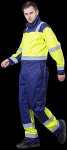 Combinaison ignifuge haute visibilité pour les travailleurs industriels - Product Image 3