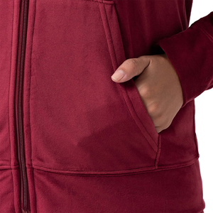 Top informal personalizable para mujer y pantalones largos, conjuntos de Sudadera con capucha, chándales de secado rápido de lana de poliéster/algodón con ODM OEM - Product Image 5