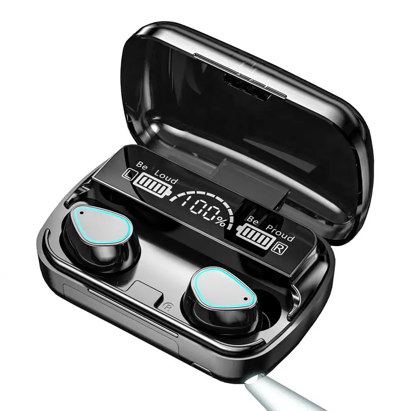 Yeni M30 Pro Tws Bt 5.2 kulaklıklar 9d Hifi Stereo bas su geçirmez kulak kulaklık Led ekran kablosuz kulaklık PK m10 Tws