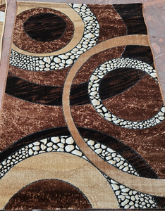 พรมทอเครื่องจักร โพลีโพรพิลีน ทันสมัย สไตล์ตุรกี คุณภาพสูง ทนต่อคราบสกปรก ขนยาว ลายนามธรรม สำหรับตกแต่งบ้าน ห้องนอน - Product Image 1