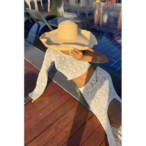 Ensemble Katy Bohème ajouré à une seule pièce 9710-015 en tissu tricoté pour Printemps/Été - Product Image 1