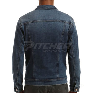 Chaqueta vaquera de invierno de algodón para hombre con logotipo personalizado, transpirable, reversible, respetuosa con el medio ambiente, para uso en exteriores, venta al por mayor - Product Image 3