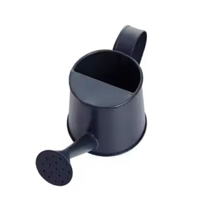 กระป๋องรดน้ําเหล็กสีดําคุณภาพดีลักซ์ขนาดที่กําหนดเองกระป๋องรดน้ําพืชหม้อจากผู้ผลิตและซัพพลายเออร์ - Product Image 1