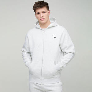Sweat à capuche décontracté à manches longues pour hommes avec poche Kanga 100% coton pour la salle de sport - Product Image 1