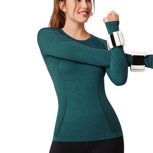 Athletic <b>Women</b> Compression Shirt <b>Long</b> Sleeve with Ultra Light Fabric and Maximum Flexibility - Product Image 1