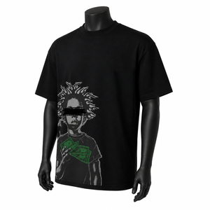 เสื้อยืดโอเวอร์ไซส์ผ้าฝ้ายพิมพ์ลายกราฟิกคุณภาพสูงสำหรับผู้ชาย แฟชั่นสตรีทแวร์ลำลองสไตล์คนเมือง  ผู้จัดจำหน่าย - Product Image 3