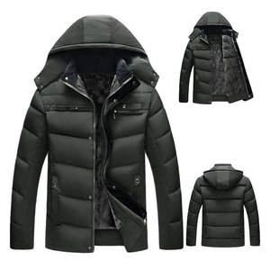 Chaqueta Acolchada con Capucha de Mezclilla Unisex de Invierno, Superventas, Última Moda, Estilo Personalizado, Transpirabilidad Superior, Cálida - Product Image 3