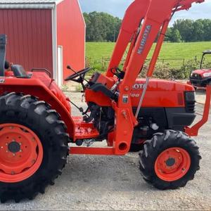 Para Tractor de Ruedas Mini L4400 45HP 4WD con Transmisión por Engranajes, Cargador Frontal y Retroexcavadora, Nuevo, Motor de 4 Tiempos, Herramientas de Jardín de Acero - Product Image 3