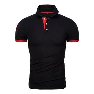 Polos de hombre de marca personalizada ropa personalizada logotipo bordado de manga corta Polos hombres Casual algodón Polo hombres - Product Image 1