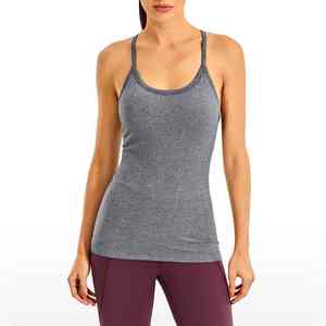 Camiseta sin mangas de gimnasio para mujer de alta calidad, camiseta personalizada a la moda anticontracción y antibolitas para ejercicio físico y entrenamiento - Product Image 3