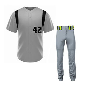 Uniforme de béisbol deportivo ligero y transpirable, ropa de competición moderna, uniforme de béisbol para partidos de liga profesional - Product Image 1