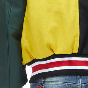 Veste d'hiver coupe-vent streetwear pour homme, en toile respirante, à manches longues, avec logo personnalisé, patchs chenille, veste de travail - Product Image 6